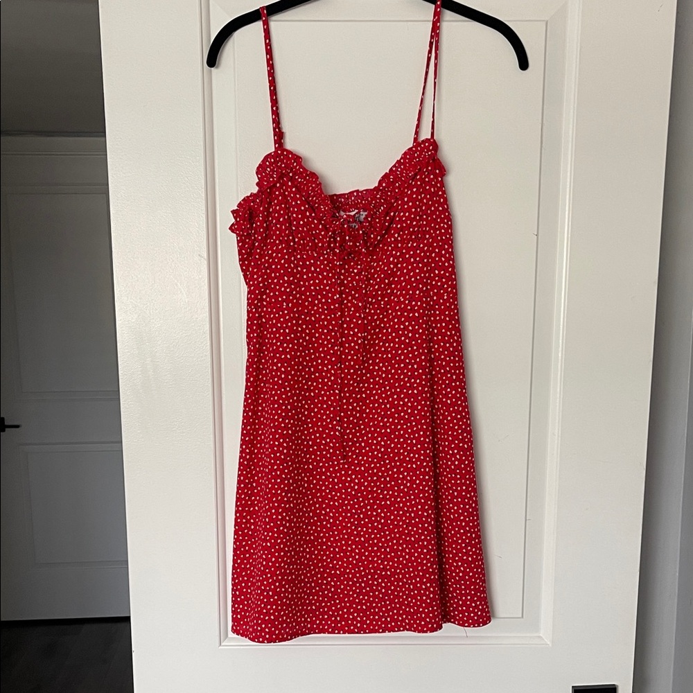 Princess Polly Red Polka Dot Sundress
